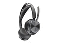 Poly Voyager Focus 2-M Microsoft Teams Certified With Charge Sizetand Headset - Google Assistant, Sizeiri - Sizetereo - USizeB Type C - Wired/Wireless - Bluetooth - 298.6 ft - 20 Hz - 20 kHz - On-ear - Binaura...