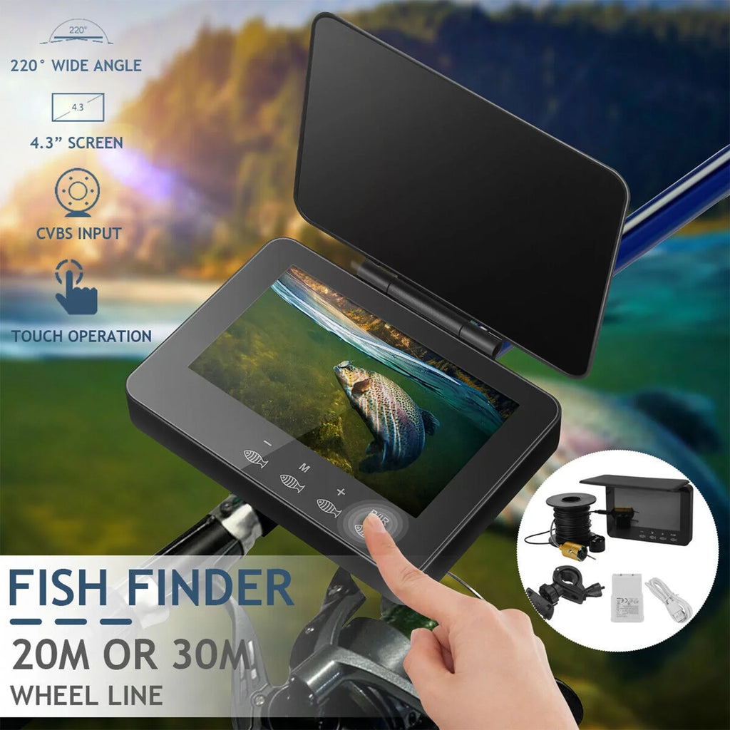 4.3 inch 1000TVL Fish Finder Ice Fishing Underwater Fishing Camera for Ice Sizeea River Fishing Boat