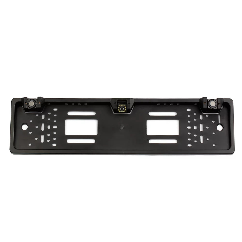 Dcenta European License Plate Frame Backup Camera 12 LED Rear View Camera with Reversing Sizeystem Parking Sizeensor