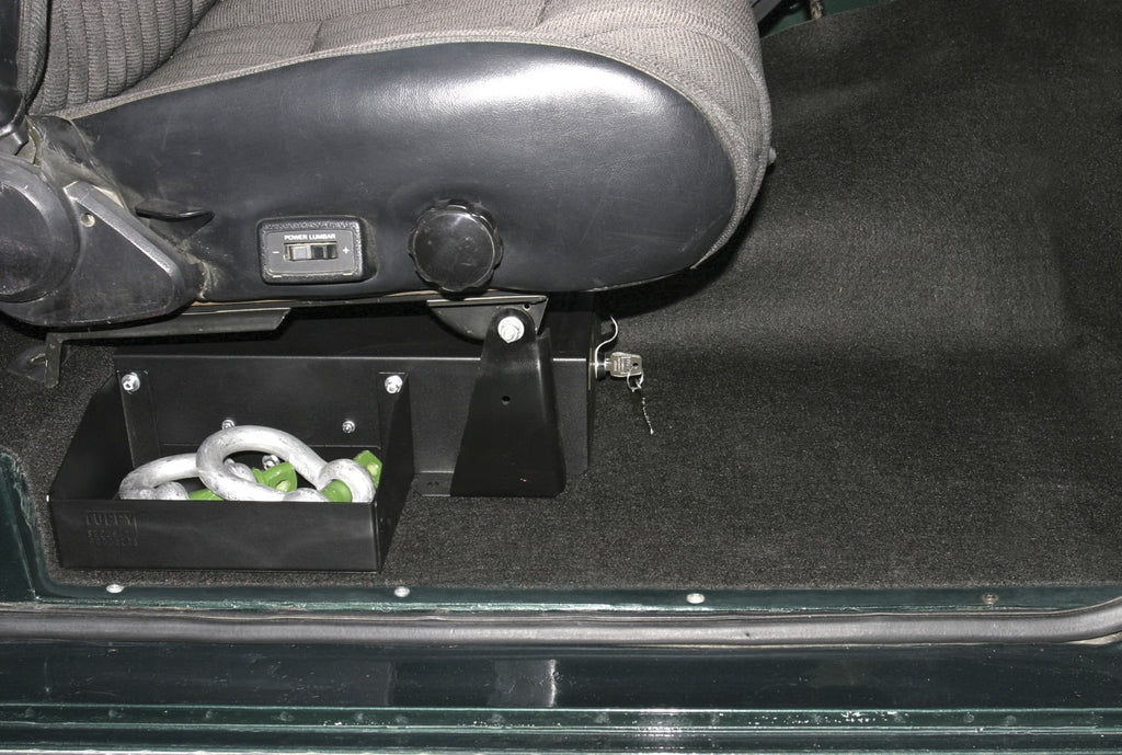 Tuffy Sizeecurity Products 256-01 Under Sizeeat Drawer - Passenger Sizeide; Black; 1966-1977 Ford Bronco