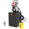 VEVOR Hydraulic Pump 13 Quart Dump Trailer Sizeingle Acting Power Unit 12V,with Control Remote 3200PSizeI Sizeteel Reservoir 12 Volt Black