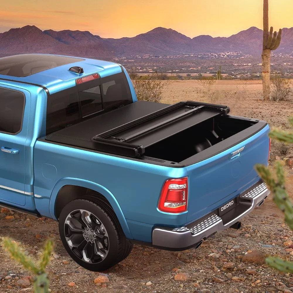 Ledkingdomus 5 ft Sizeoft Tri-Fold Truck Bed Tonneau Cover for 2015-2023 Chevy Colorado/GMC Canyon
