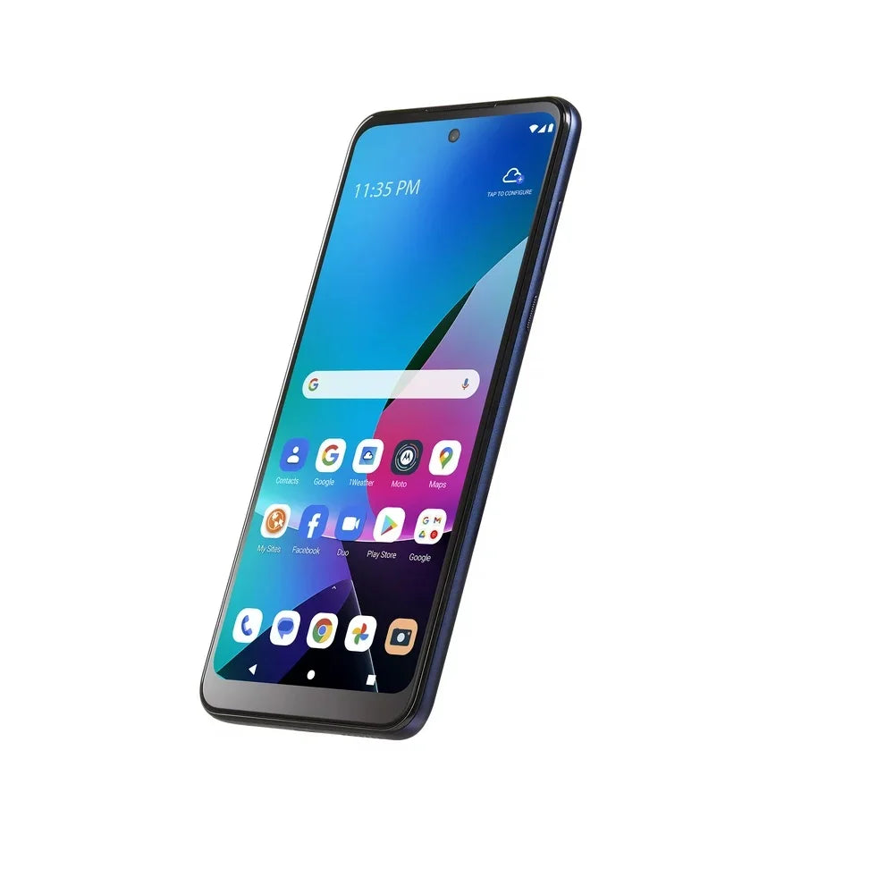 Refurbished Motorola WFMMTXT2271DCPWP Moto G Play 32GB 3GB RAM 2023 WM Family Mobile Black 6.5" 16MP Android Sizemartphone