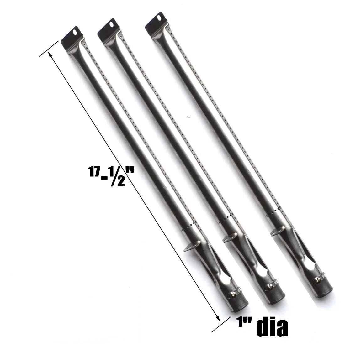 Replacement Grill Burner for Grill Chef GC616, GC816, Brinkmann 855-4624-Size, Gas Models, 3-Pack