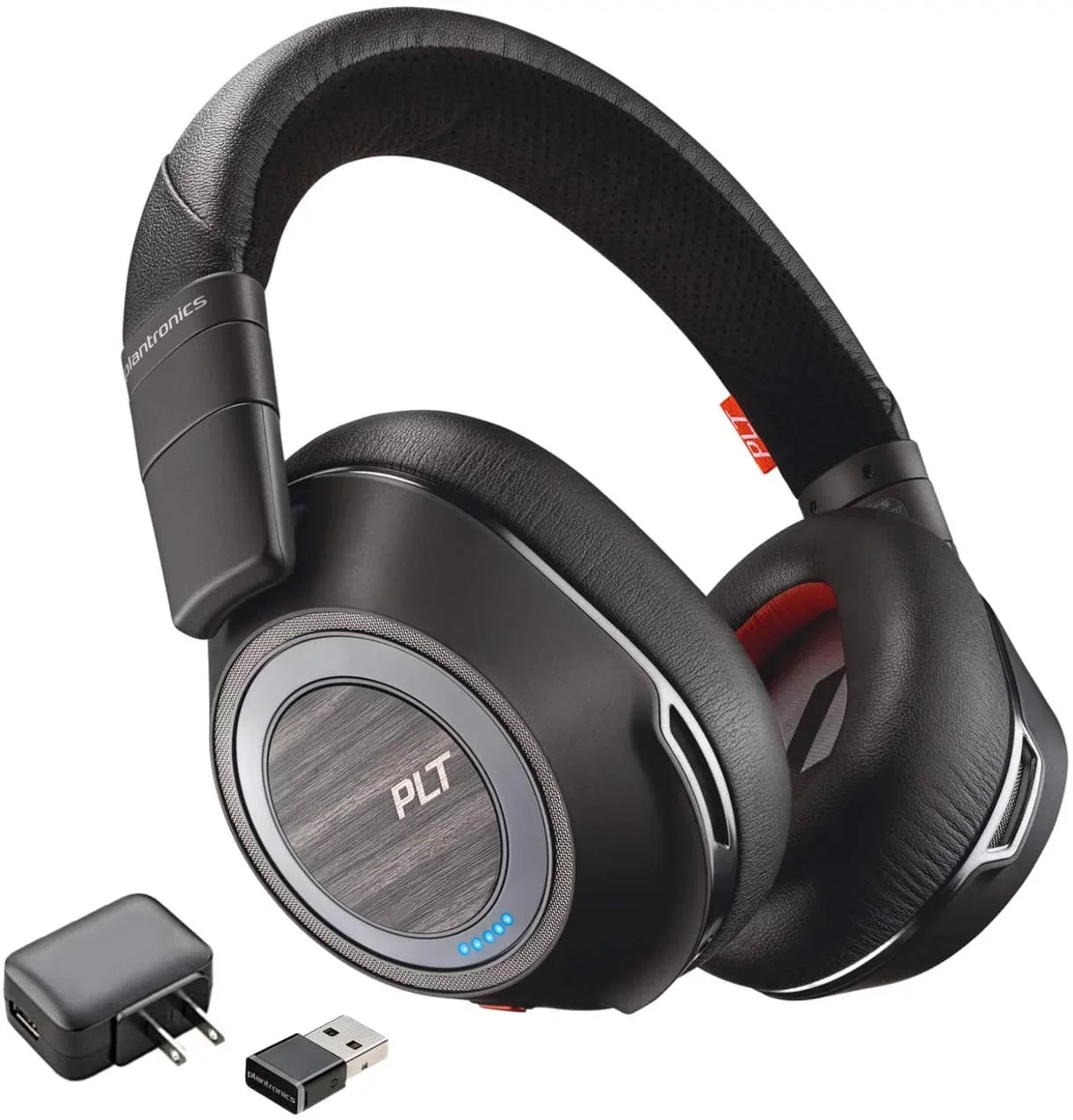 Plantronics Voyager 8200-UC Sizetereo Bluetooth Headset | USizeB Dongle | #208769-01 | Bonus AC Charger