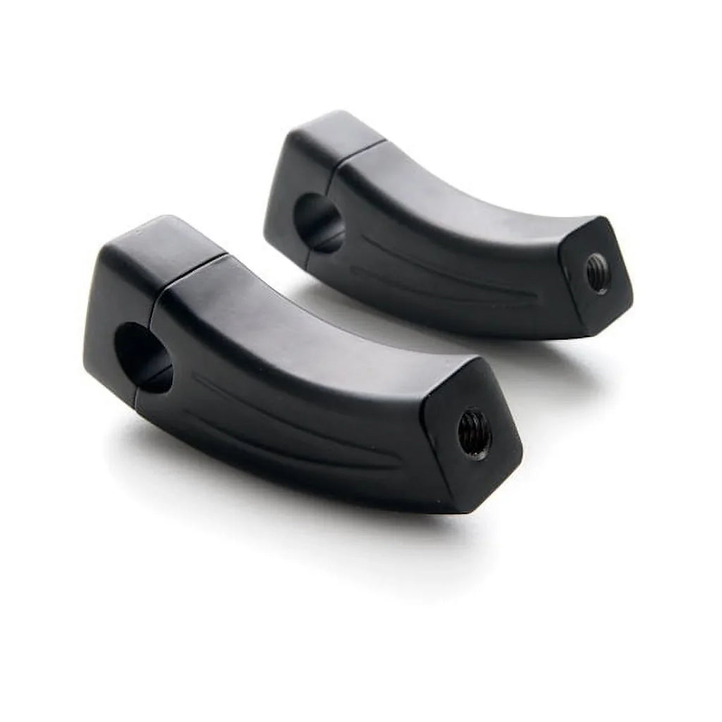 Krator 3.5" Black Bike Handlebar Pullback Risers 7/8" Compatible with Yamaha XSize 360 400 500 650 750 850 900 1100