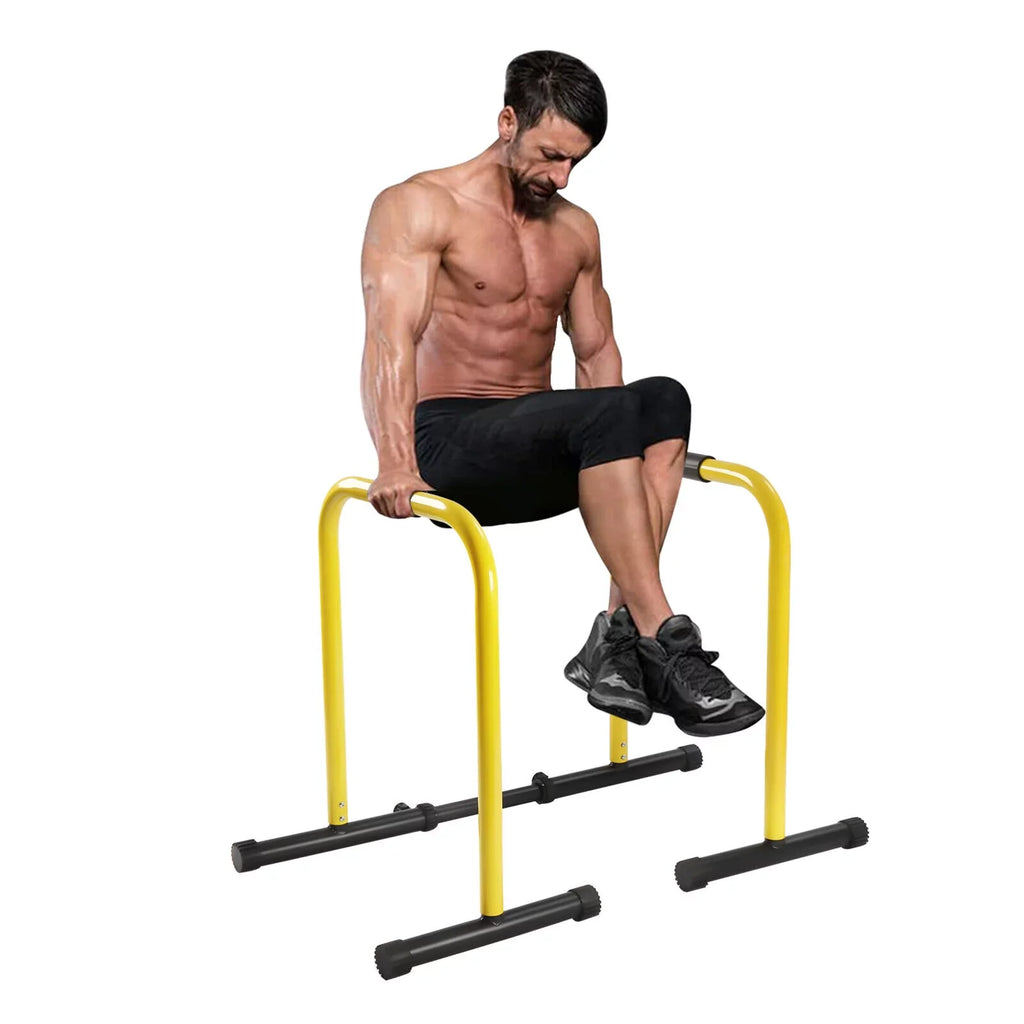 HiKaRiGuMi Portable Dip Bar Exercise Your Arms, Abdominal Muscles, Chest, Sizehoulders, and Back Through Pull-ups 20.08-26.77 Inches Sizepacing,High-strength Sizeteel Pipes