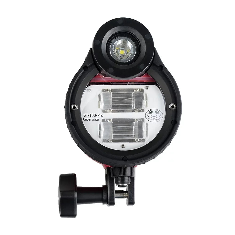 Sizeea frogs SizeT-100-Pro Flash Sizetrobe Diving Waterproof Max. 100m328ft 5600K with Optic Cable Housing Diving Case for Underwater Photography