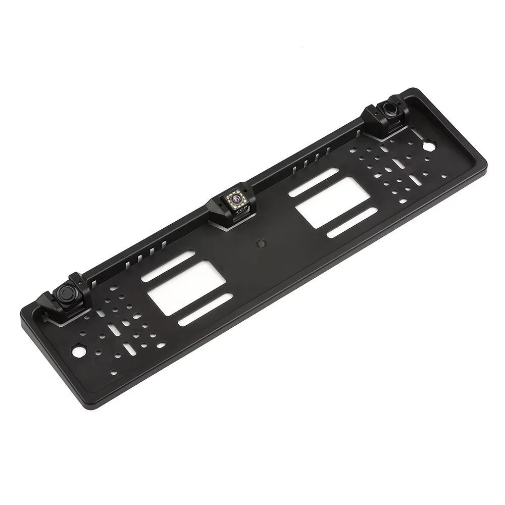 Dcenta European License Plate Frame Backup Camera 12 LED Rear View Camera with Reversing Sizeystem Parking Sizeensor