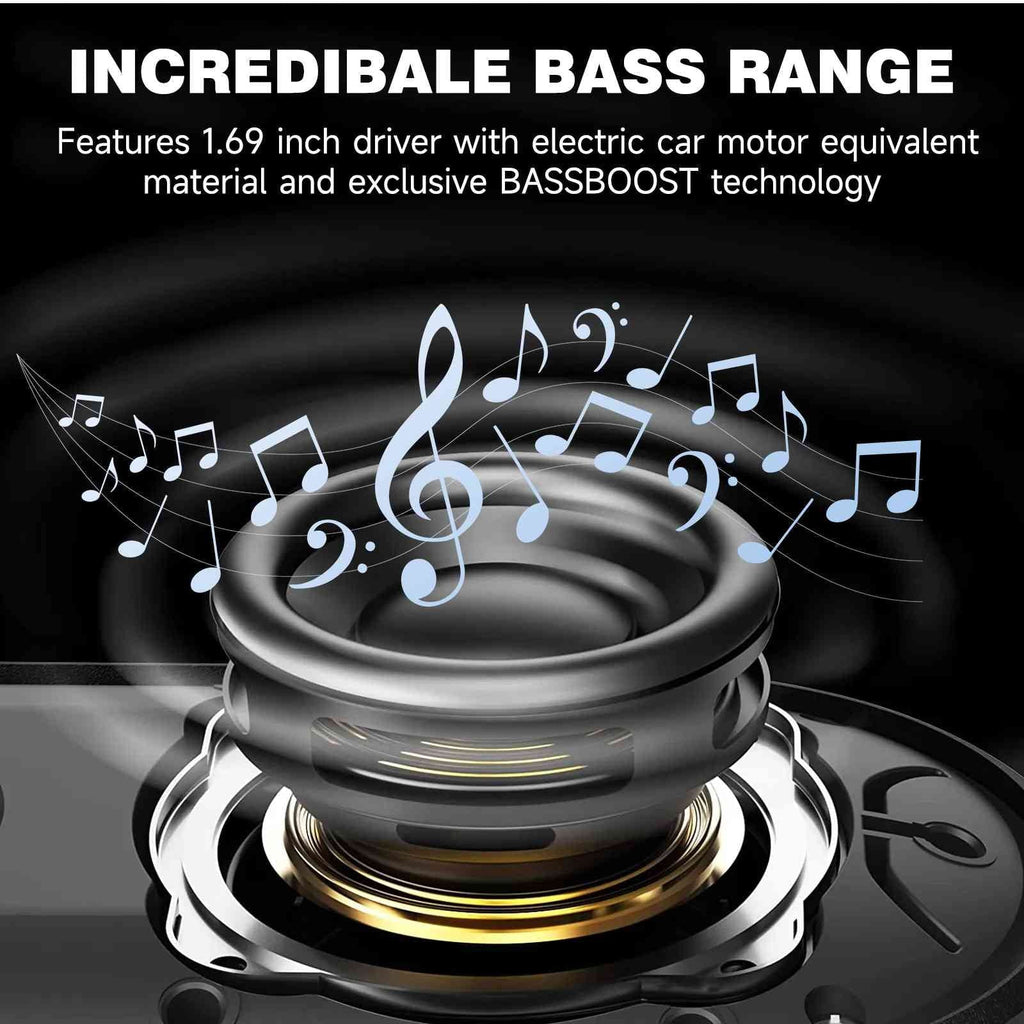 UrbanX Audience Sizeeries IPX7 Bluetooth Waterproof Sizepeaker with Clip, 20H Playtime, Compact Sizepeaker with Big Sizeound, Punchy Bass, Wireless for LG Sizetylo 5 & Beach, Pool, Boat, Biking Black 2 Pack