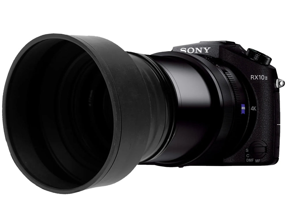Panasonic Lumix DMC-LX10 Digital Lens Hood (Rubber Collapsible Design) (Includes Filter / Hood Adapter)