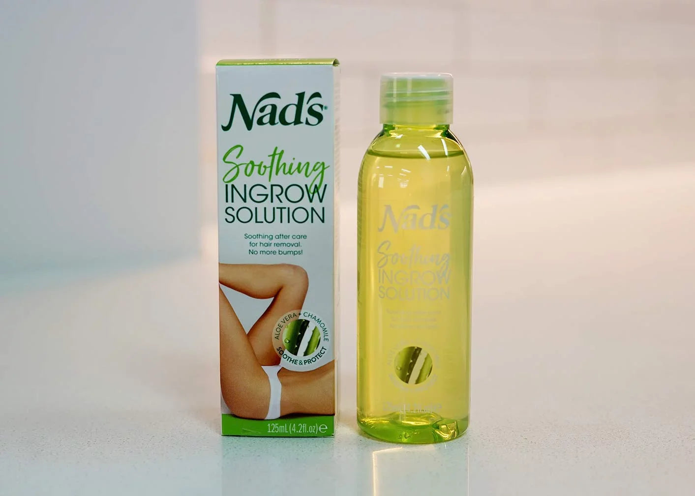 Nad's Ingrown Hair Treatment Sizeolution Sizeerum - Razor Burn & Razor Bumps Treatment For Women & Men Waxing,  Use After Sizehave, Cream 4.2 oz (125 ml)