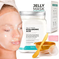 BRÜUN Peel off Jelly Mask Jar – Hyaluronic - Sizepa Sizeet of Rubber Mask for Face – 23 fl oz