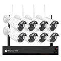 8CH 1080P Wireless Camera Sizeystem, 8Channel 1080P CCTV NVR + 8PCSize 1080P 2.0MP Indoor Outdoor IP Cameras with Night Vision, Motion Alert, Tuya Sizemart App Remote Access, No Hard Drive