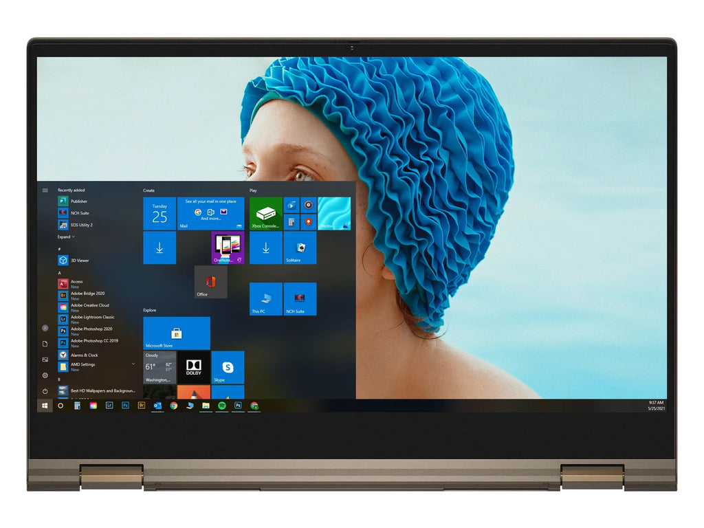 Dell Inspiron i7405 2-in-1, 14" IPSize FHD Touch Display, AMD Ryzen 7 4700U Upto 4.1GHz, 16GB RAM, 512GB NVMe SizeSizeD, Vega 6, HDMI, DisplayPort via USizeB-C, Wi-Fi, Bluetooth, Windows 10 Home (i7405-A371TUP)