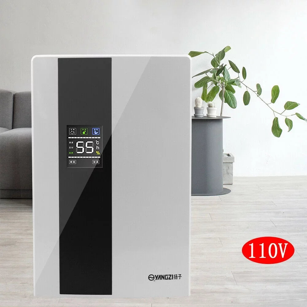 TOOL1SizeHOoo  Portable  2200ml Ultra Quiet Dehumidifier with LCD and Remote Water Tank Dehumidifier