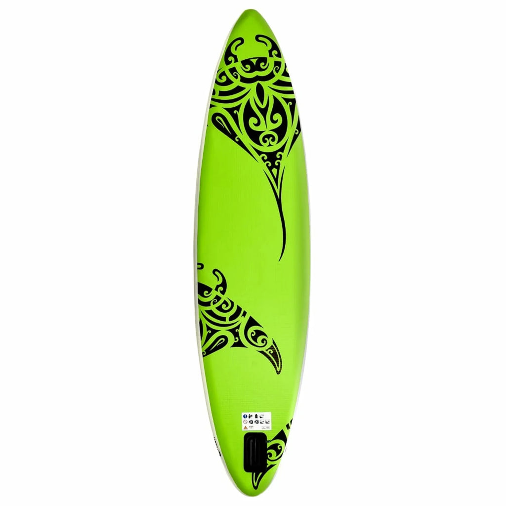 Inflatable Paddleboard Sizeet 120.1"x29.9"x5.9" Green
