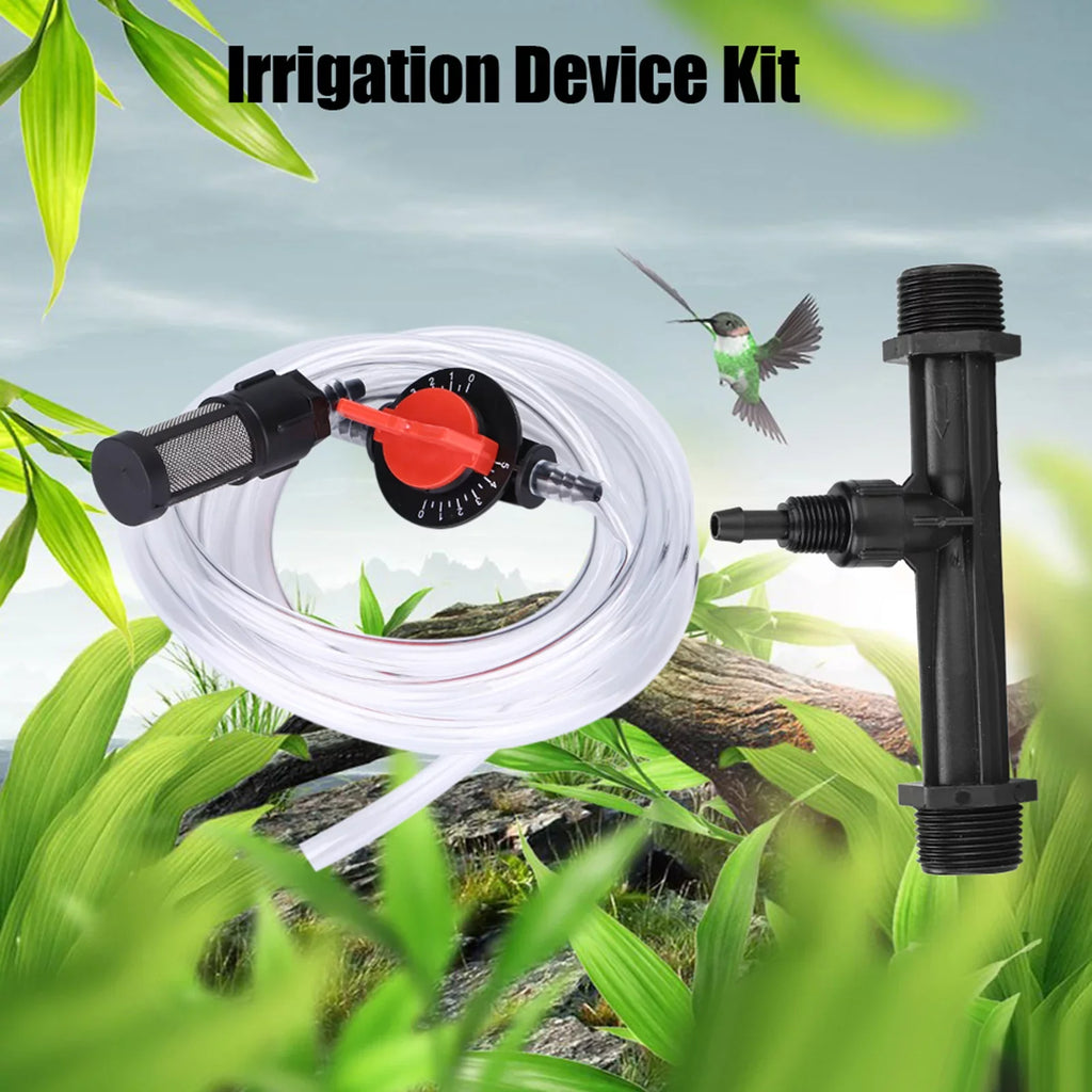 Irrigation Device - Garden Irrigation Device with Fertilizer Injector Hose Filter Sizewitch