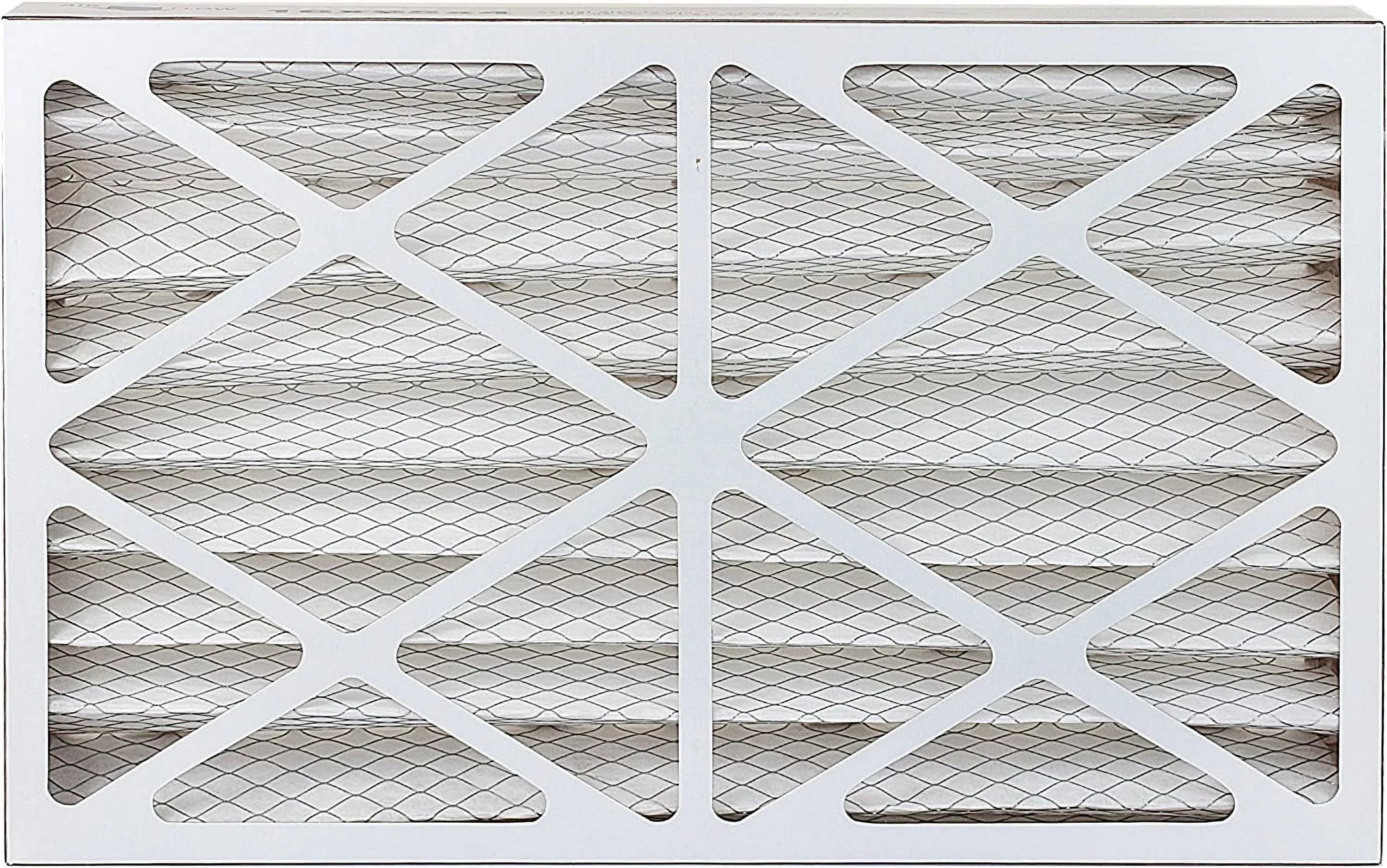 Filterbuy 8x20x4 MERV 13 Pleated HVAC AC Furnace Air Filters (6-Pack)