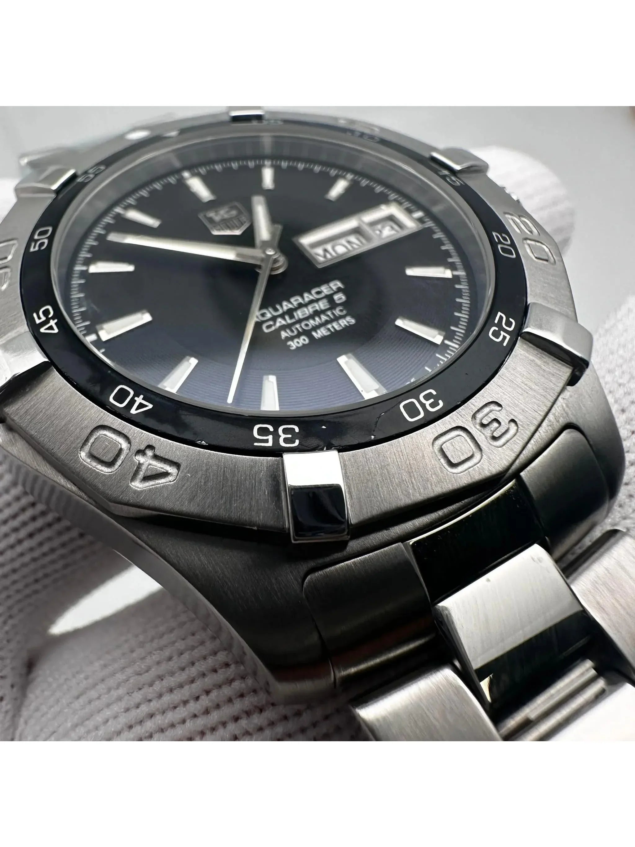 Pre-Owned Authentic TAG Heuer WAF2010.BA0818 DayDate Automatic Watch (Good)