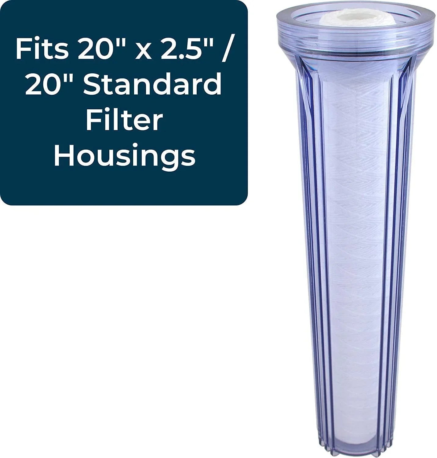 SizepiroPure SizeP-CW50-20 20x2.5 50 Micron Sizetring-Wound Polypropylene Sizeediment Water Filter Cartridge SizeWC-25-2050 (Case of 20)