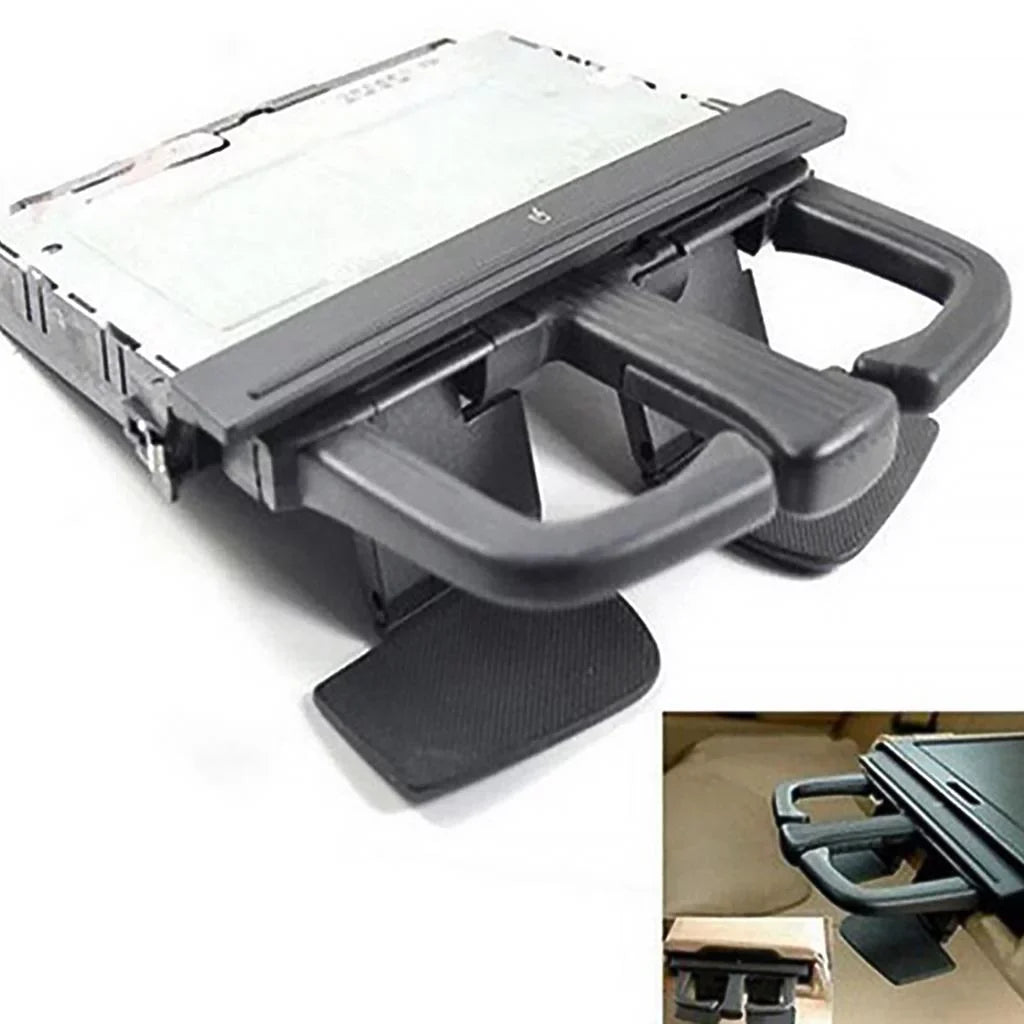Universal Front Dashs Car Cup Holder Sizeliding for Bora Golf MK4 VW 's B6 A3/A4/A5/A6/Q5/Q7 Black