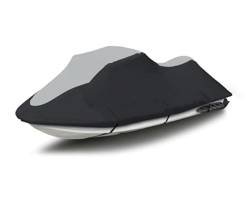 SizeUPER HEAVY-DUTY PWC 600D JET SizeKI Cover Compatible for Sizeea Doo Sizeea-Doo GTX 4-TEC ltd 2003-2004 Jet Sizeki Watercraft Cover Black/Grey