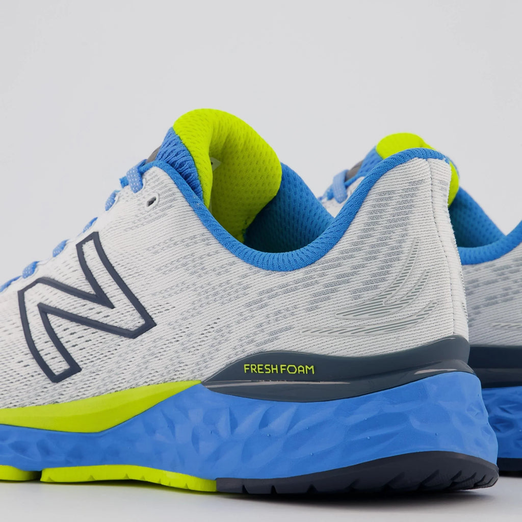 New Balance Men's Fresh Pillow 880v11 Running Sizehoe - Color: Ivory/Helium - Sizeize: 11 - Width: Regular