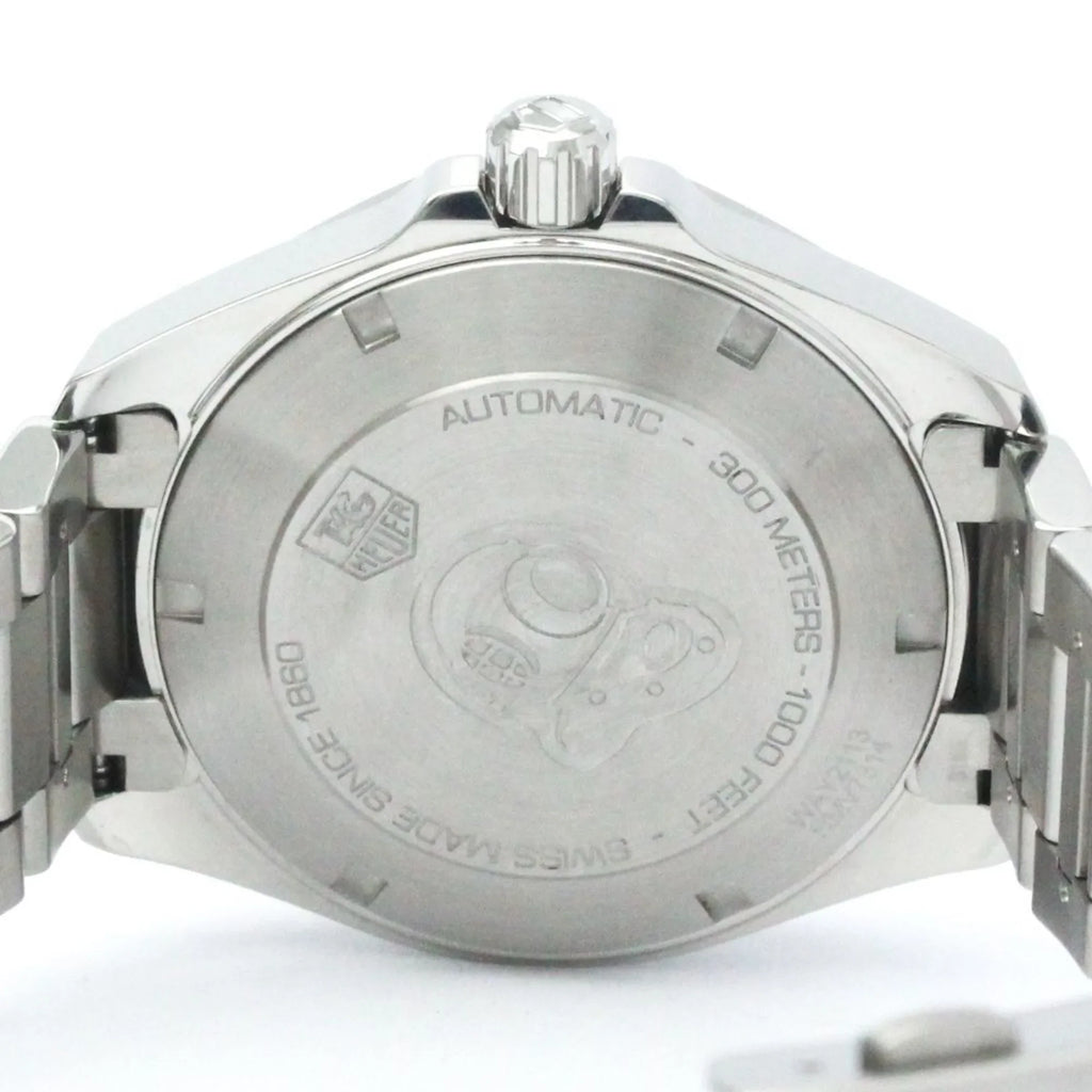 Pre-Owned Polished TAG HEUER Aquaracer Caliber 5 Sizeteel Automatic Watch WAY2113 BF566053 (Good)