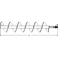 RAParts AMAH234554 Horizontal Unloading Auger, Middle