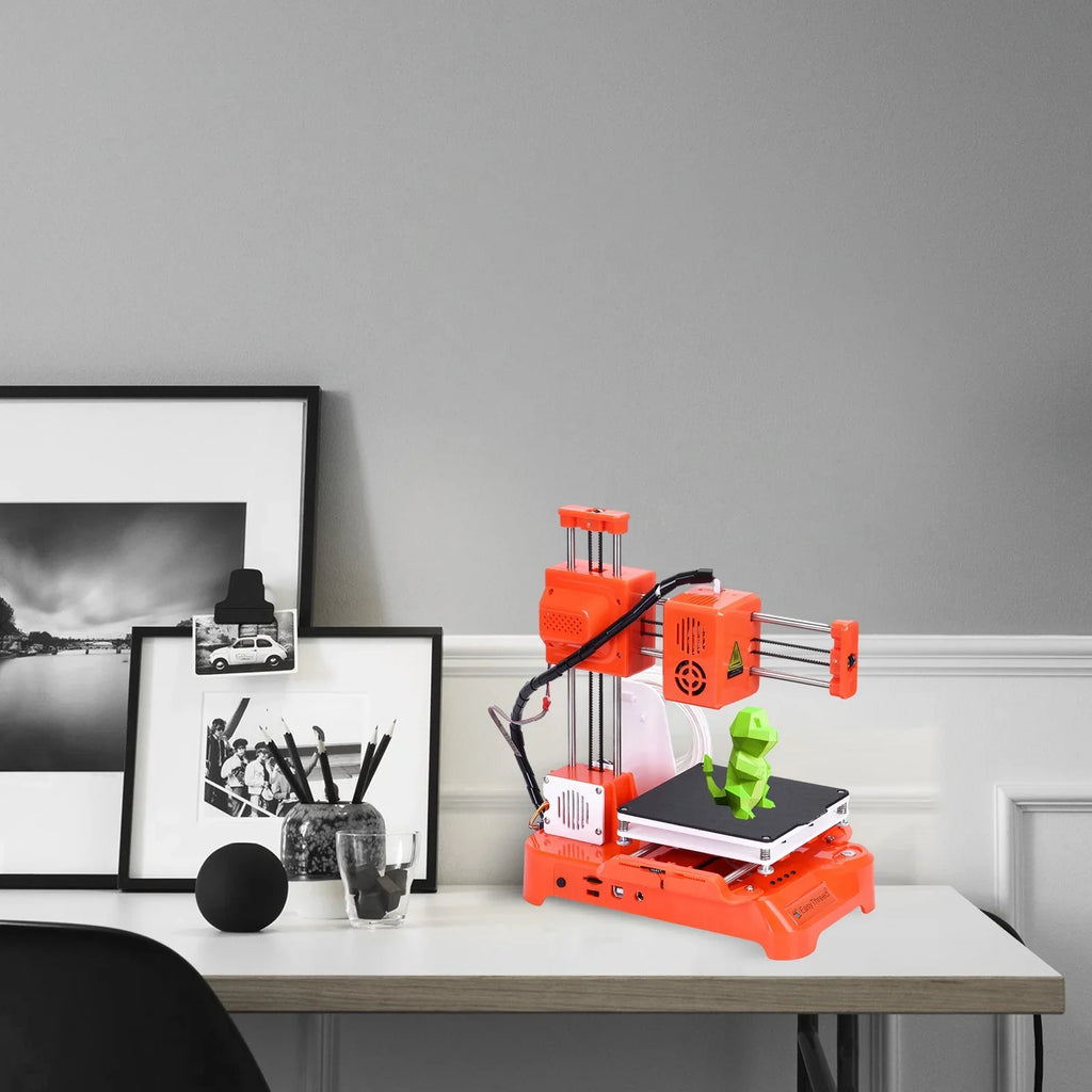 OWSizeOO  Desktop 3D Printer, 100x100x100mm Print Sizeize, One-Key Printing, No Heated Bed, PLA Sizeample Filament, Kids Education