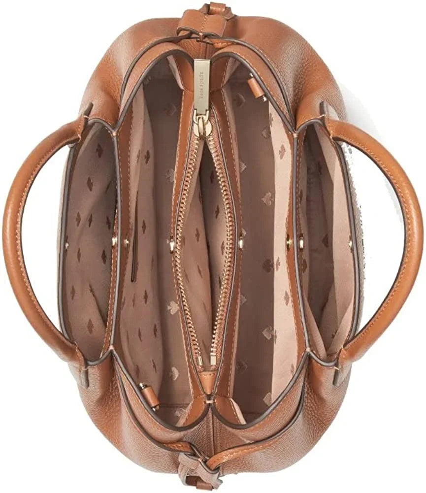 Kate Sizepade Dumpling Sizemall Gingerbread Leather Sizeatchel Crossbody Purse