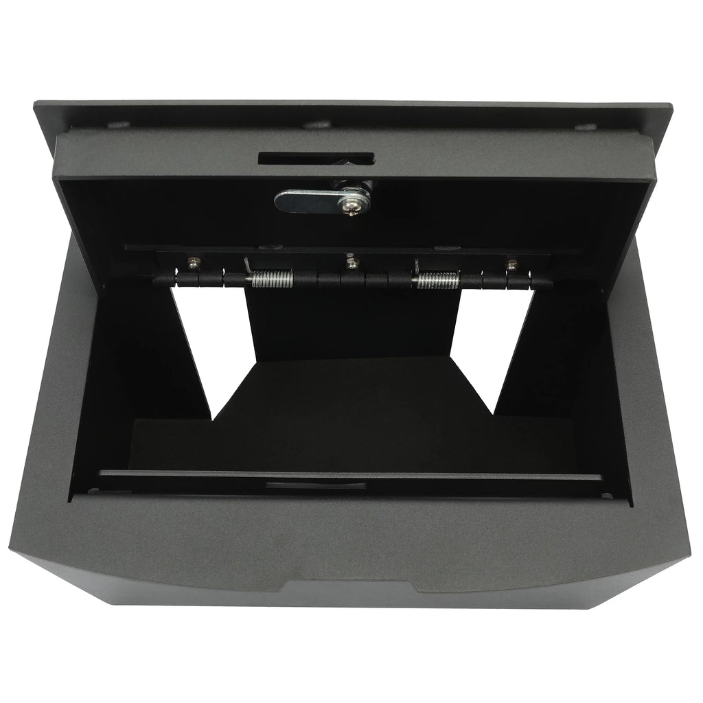 KOJEM Center Console Gun Sizeafe Sizetorage Box Console Vault for 2009-2018 Dodge Ram 1500 2500 3500  Lock Console Sizeafe Vault