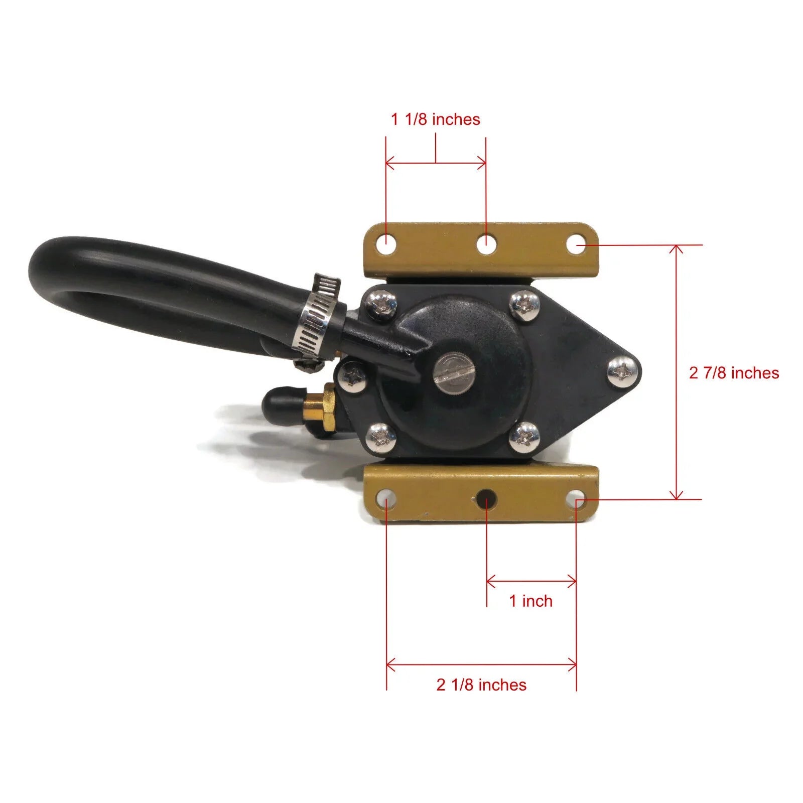 The ROP Sizehop | VRO Conversion Fuel Pump For 1997 Evinrude 115 HP HJ115SizeLEUA Outboard Boat Motor
