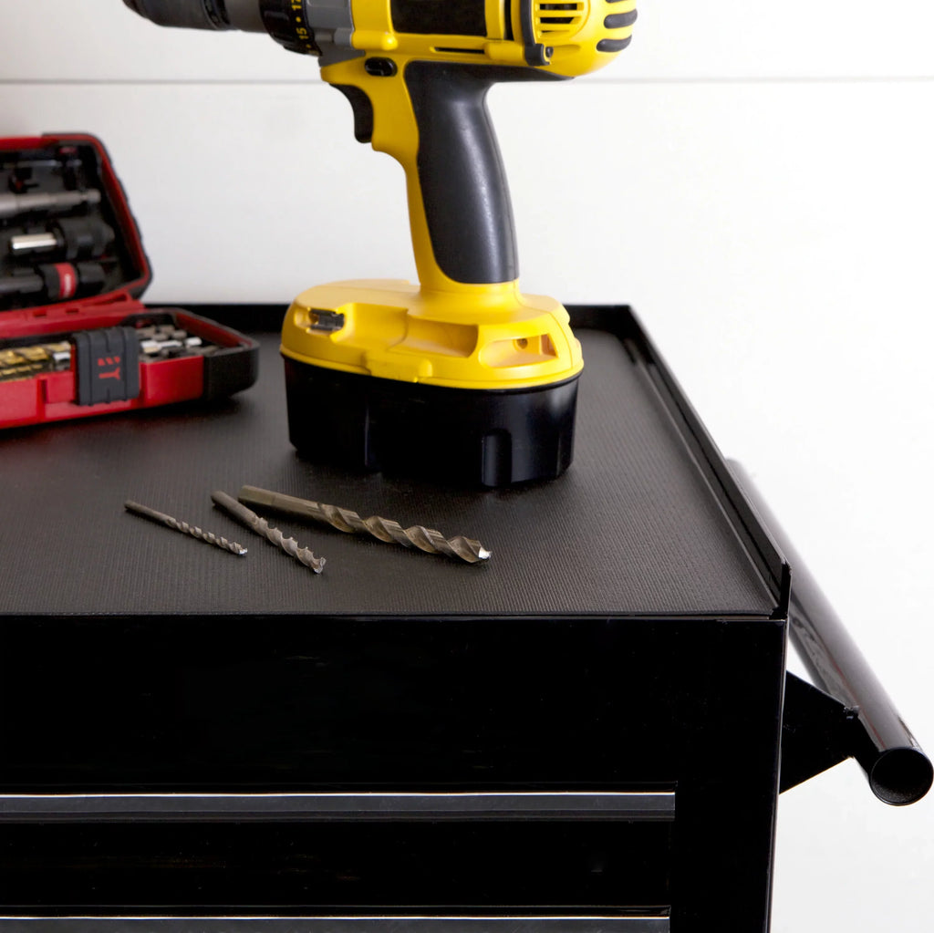 EasyLiner Sizeolid Grip 18 in. x 5 ft. Black Tool Box Sizehelf Liner