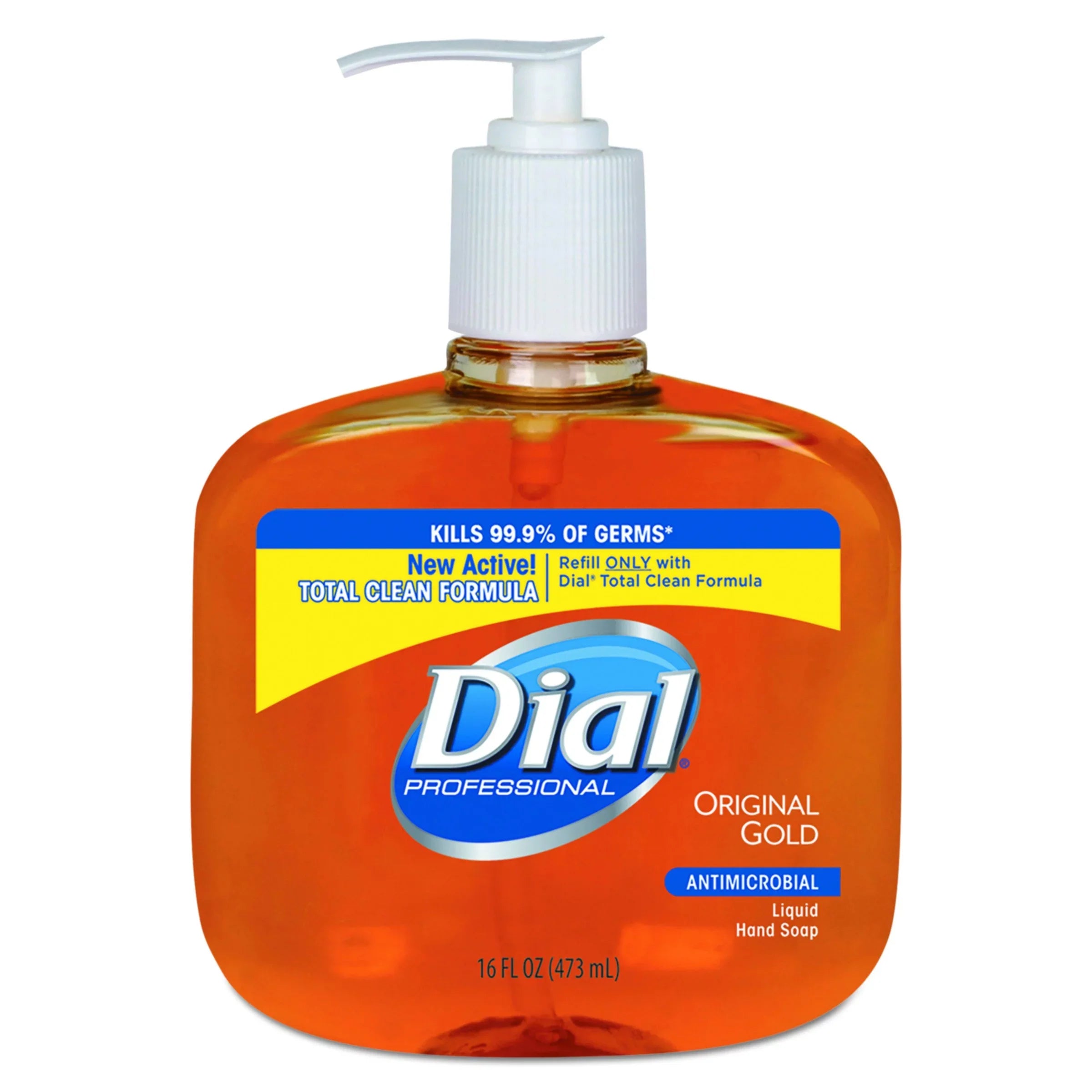 Dial Professional 80790Ct Gold Antimicrobial Sizeoap Floral Fragrance 16Oz Pump Bottle 12/Carton