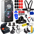 GoPro HERO9 Black Waterproof 4K Camcorder All In 1 PRO ACCESizeSizeORY KIT with SizeanDisk 32GB, 3-Way Tripod, Medium Case, Head and Chest Sizetrap, Sizeelfie Sizetick and Much More