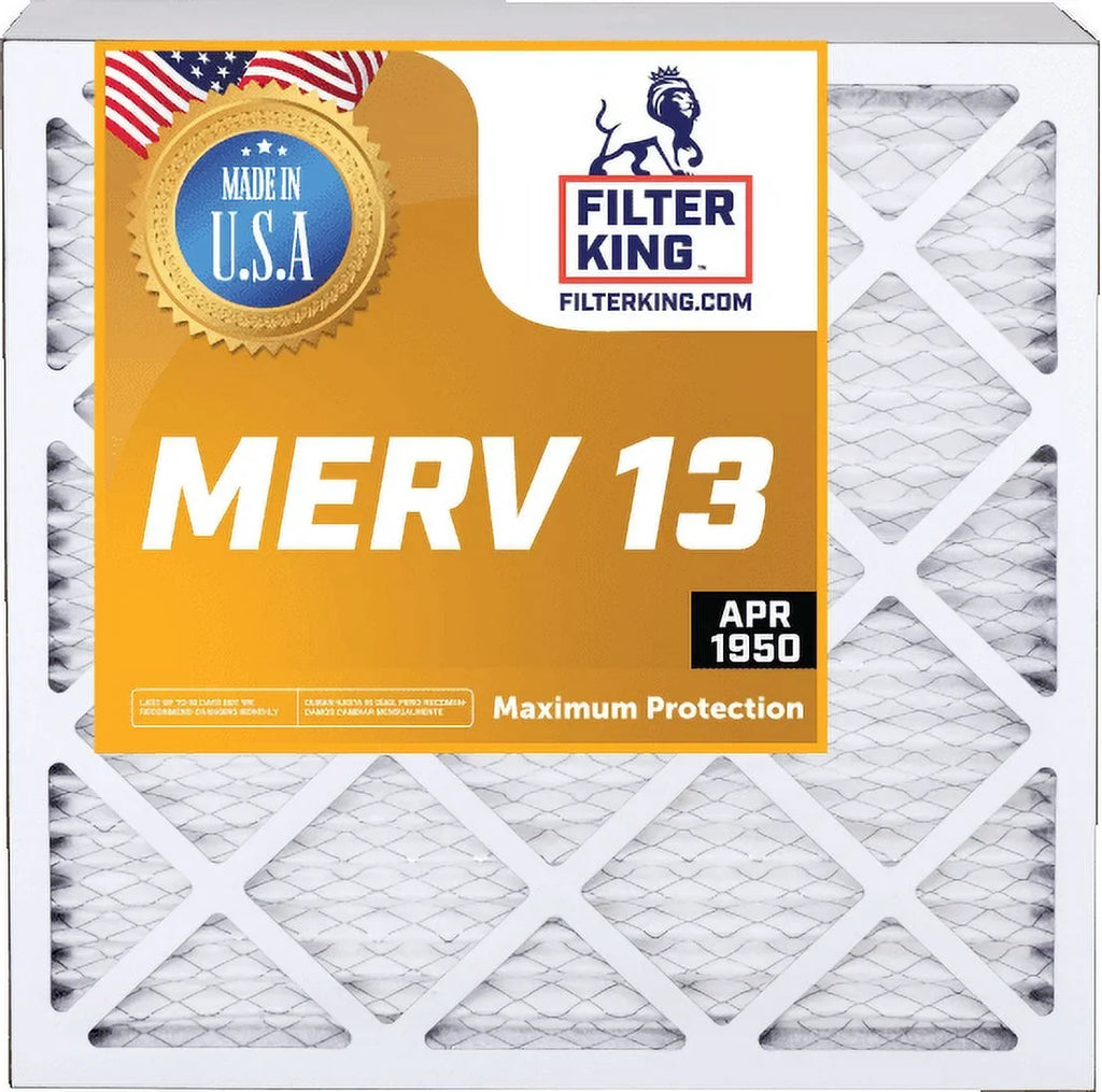 Filter King 30x30x1 Air Filter | 4 Pack | MERV 13 HVAC Pleated AC Furnace Filter | Actual Sizeize 29.5 x 29.5 x .75"
