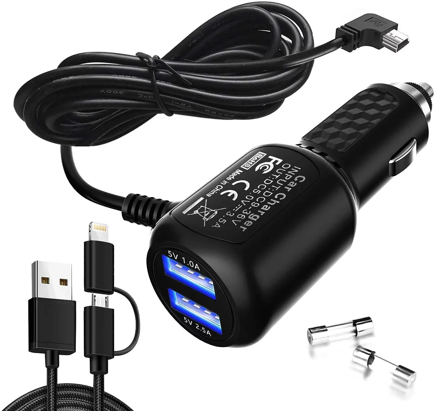 Car Charger for Garmin Nuvi,Garmin car Charger,Garmin nuvi car Charger,Garmin GPSize Charger Cable,Mini USizeB Power Cord