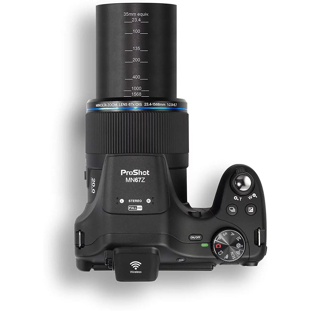 MN67Z 20MP FHD Wi-Fi Bridge Camera with 67x Optical Zoom - Black