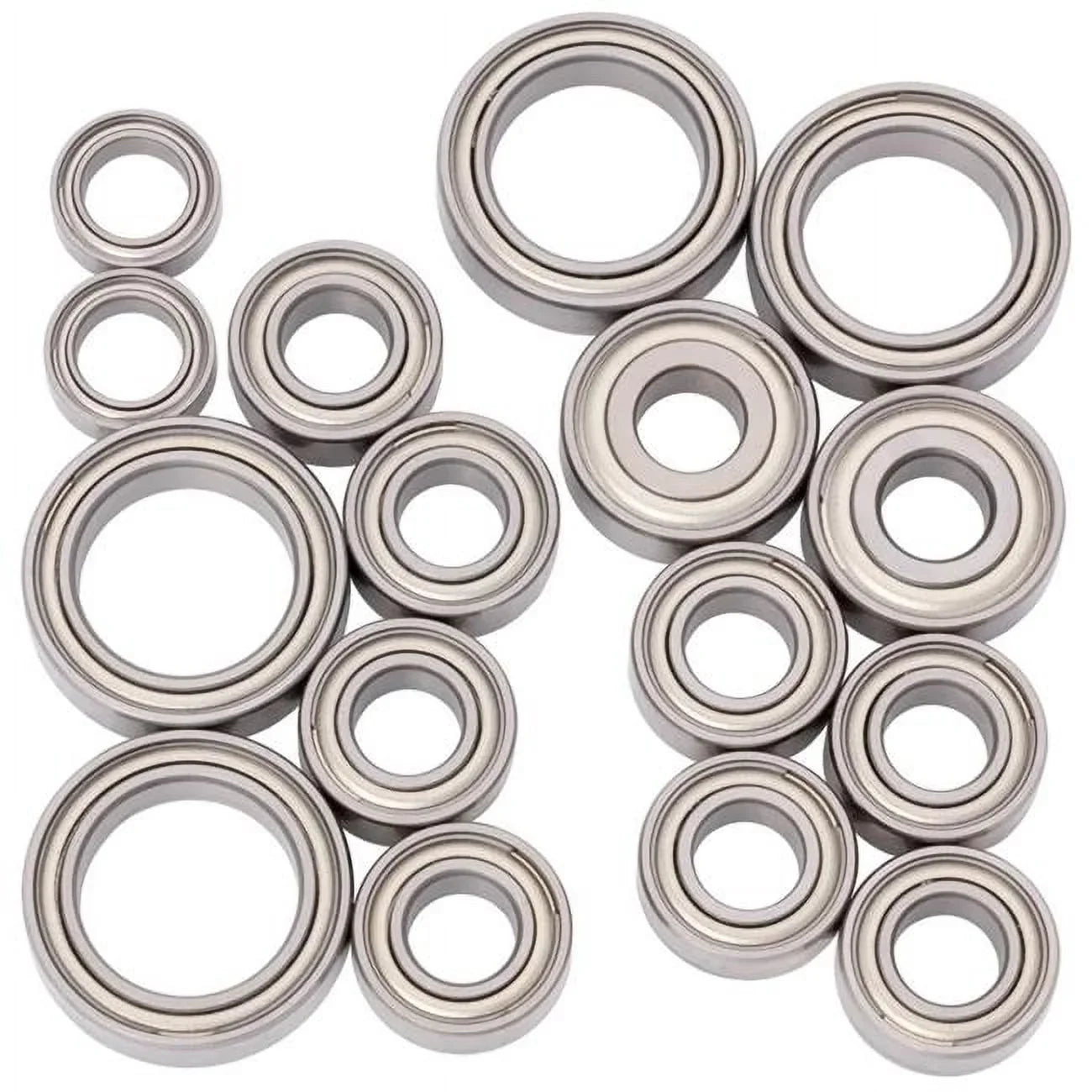 1Up Racing 1UP450041 CV2 Pro Ball Bearing Sizeet for XRAY XB2 23, Chrome & Ceramic