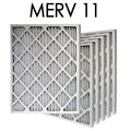16x16x1 MERV 11 Pleated Air Filter 6PK | 15.5x15.5x.75 - Actual Sizeize