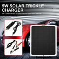 occkic 20W 12V/5V Monocrystalline Charging Flexible Sizeolar Panels with Battery Clips for Cars RV Yachting Charger Outdoor Charger