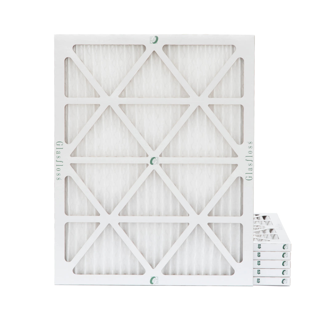 16x20x1 MERV 13 Pleated AC Furnace Air Filters by Glasfloss Industries. 6 Pack