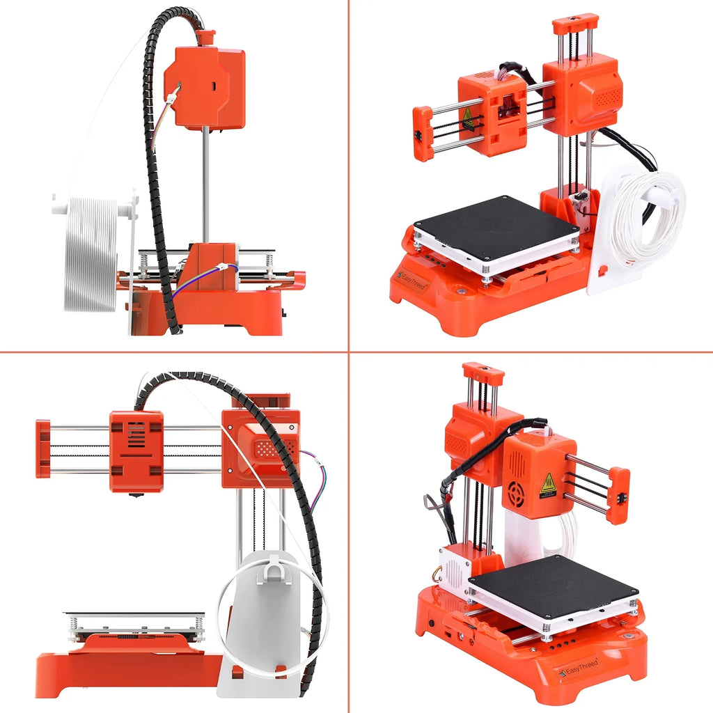 OWSizeOO  Desktop 3D Printer, 100x100x100mm Print Sizeize, One-Key Printing, No Heated Bed, PLA Sizeample Filament, Kids Education