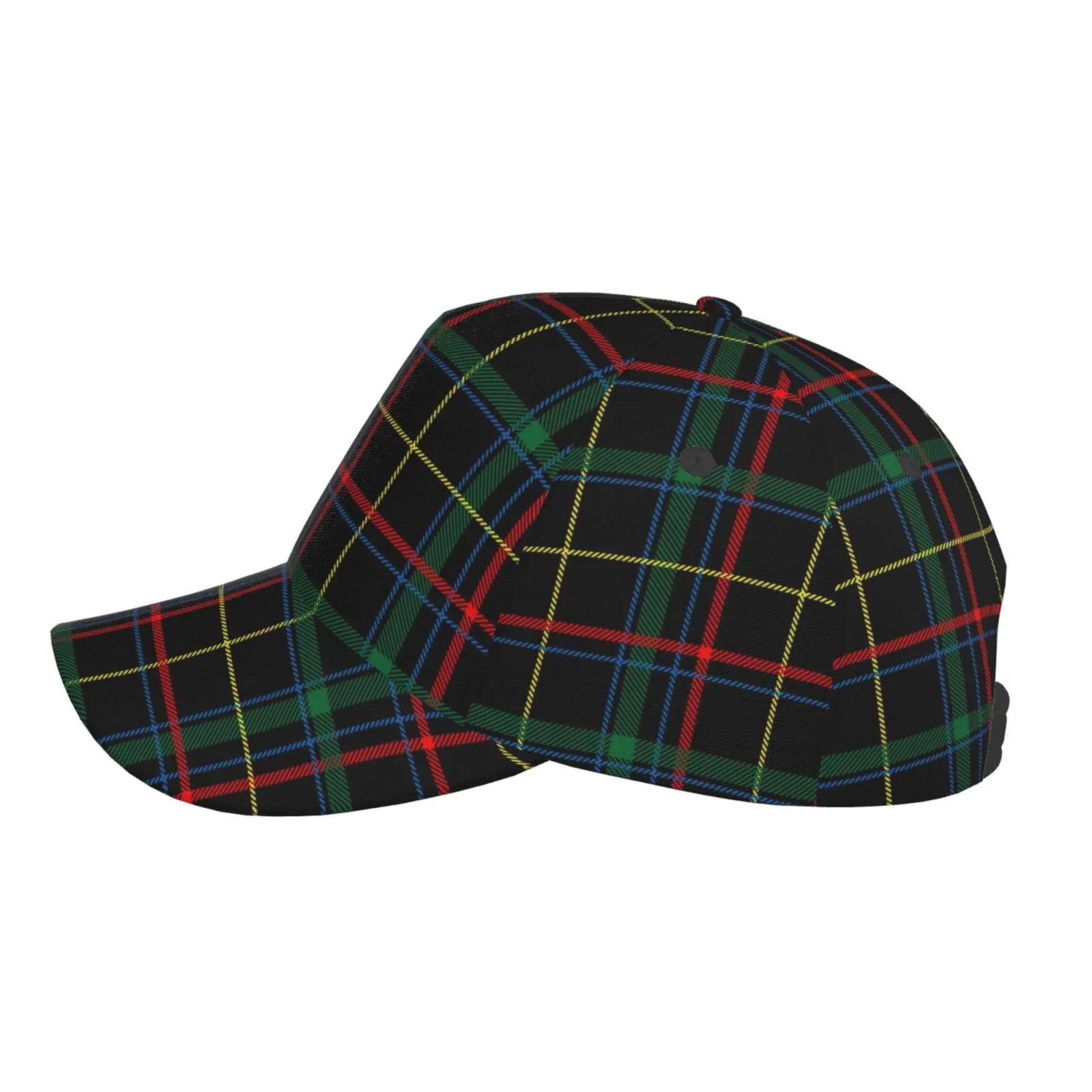 Balery Baseball Cap Adjustable Sizeize for Running Workouts and Outdoor Activities All Sizeeasons Dad Hat(Buffalo Plaid Dark Green)