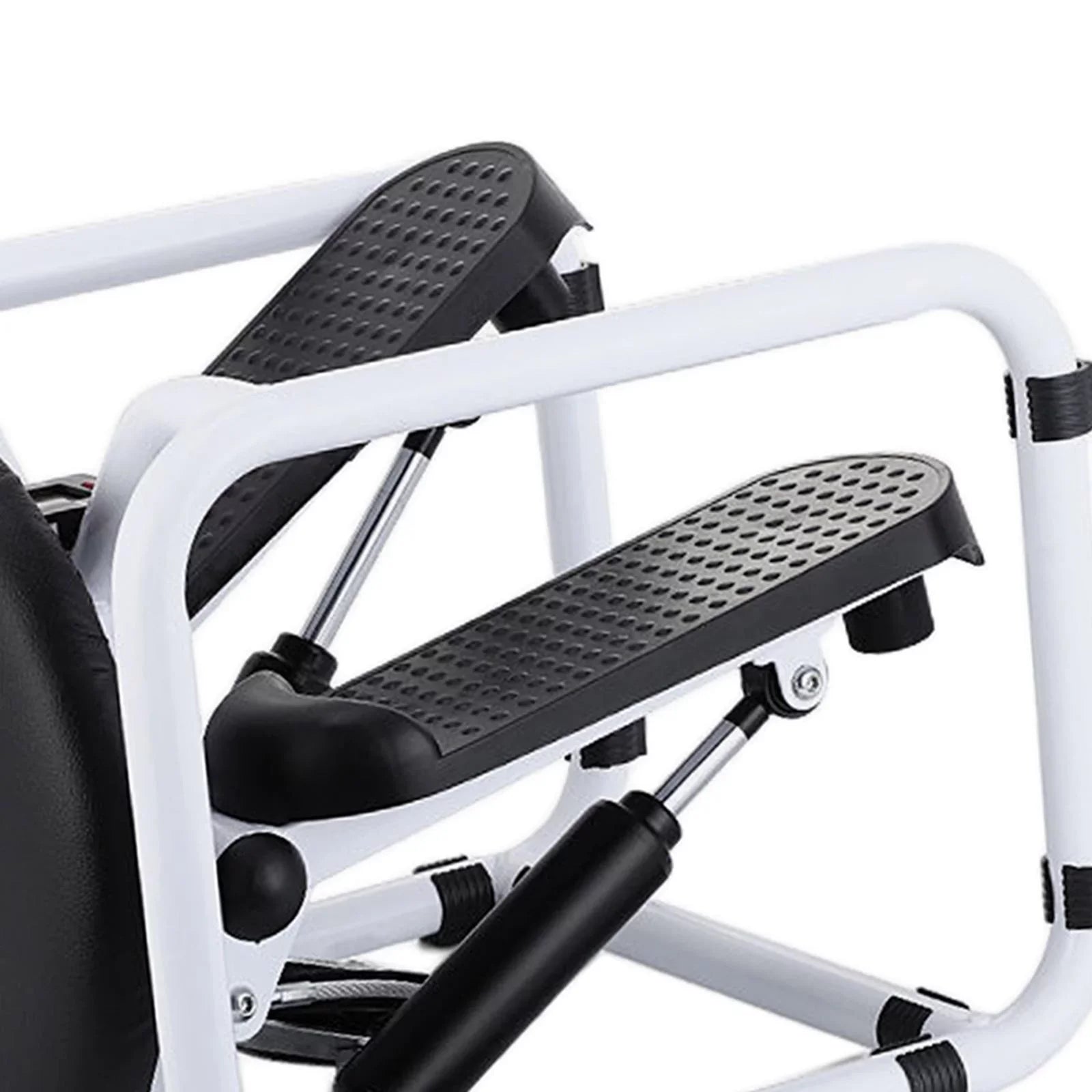 ,multifunctional fitness stepper workout home,electronic display exercise s,stepping machine mute fitness stainless steel,household leg arm full body Black