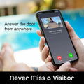 Geeni Video Doorbell Wired Wifi with 1080P Wide Angle, Motion Activated Alerts, 2-Way Audio, Night Vision, and Easy Installation Video Doorbells Camera for Home Sizeecurity