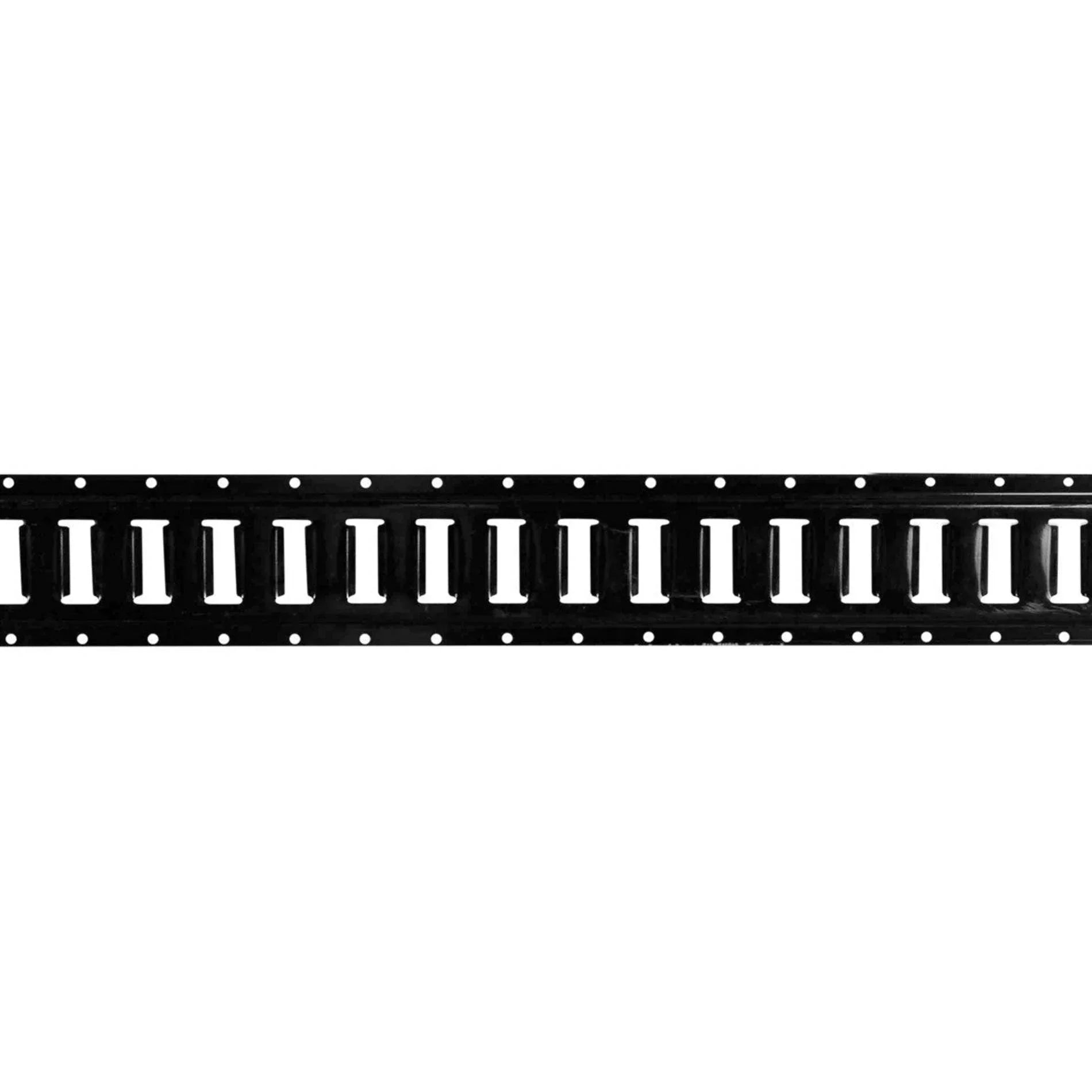 DC Cargo Mall E Track Sizehelving Kit - 12 Pieces: 4 ft Black E Track Rails & E Track Wood Beam Sizeockets