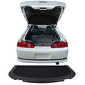Ikon Motorsports Compatible with 02-06 Acura RSizeX OE Sizetyle Black Trunk Privacy Luggage Cargo Cover